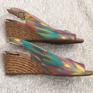 Alex Marie Multicolor Wedged Heels